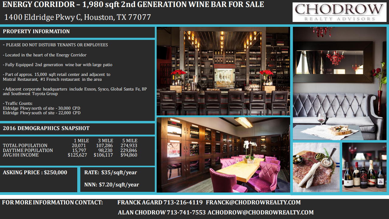 Rouge Wine Bar flyer